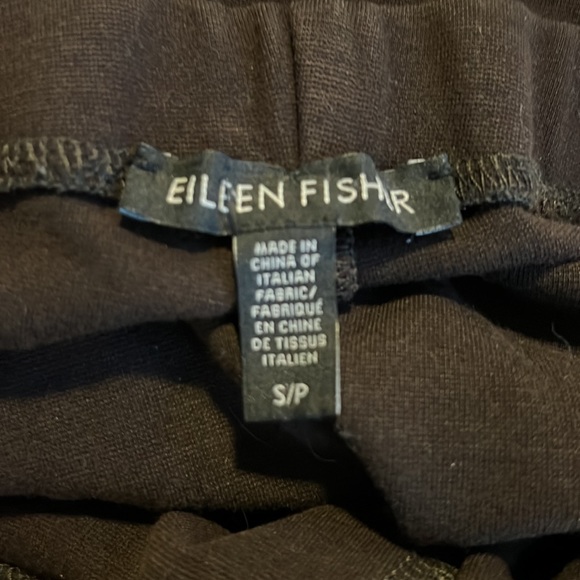 - EILEEN FISHER BROWN PULL ON ELASTIC PONTE SLIM LEG PANTS LEGGINGS…SZ SMALL - Picture 4 of 7